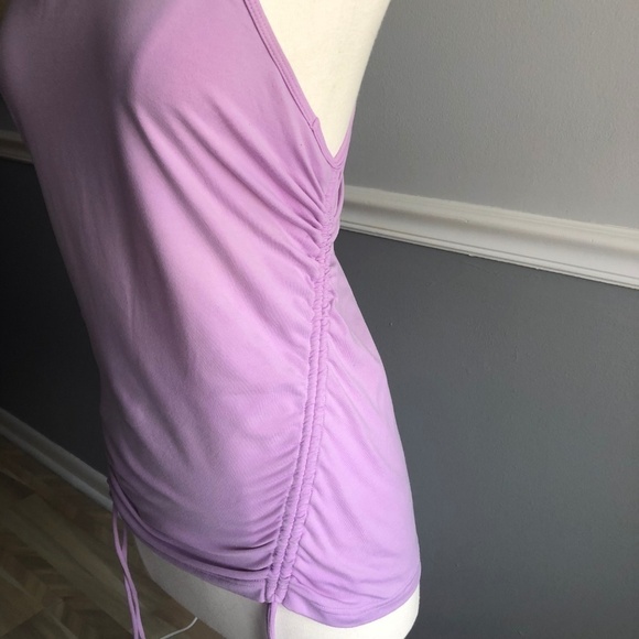 Gapfit Long Racerback Workout Tank with Drawcords - Picture 3 of 8